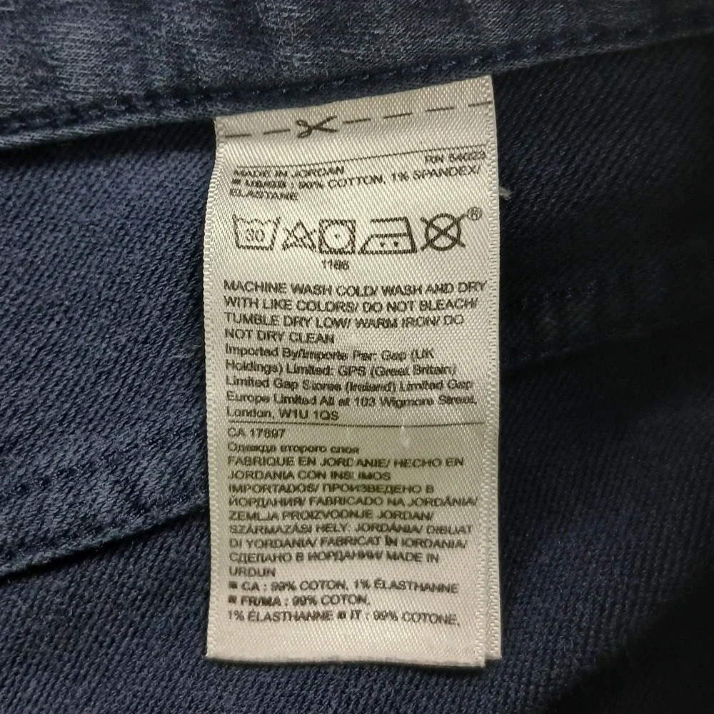 Banana Republic‎ Traveler Pants Men 33 Slim Fit Blue Jeans Wash 33x34